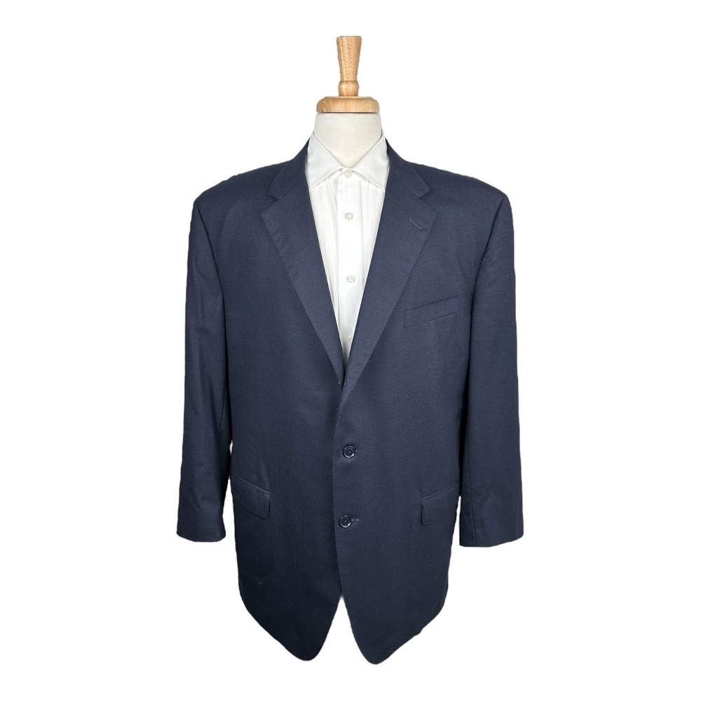 Samuelsohn Current X Loro Piana Rain System Flannel Wool Suit 50R Pant 40x29